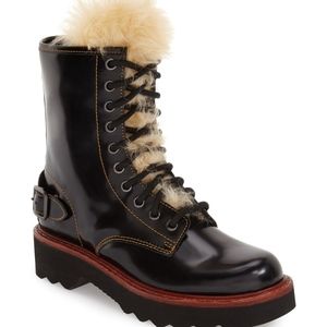 Coach Patent Leather winter boots